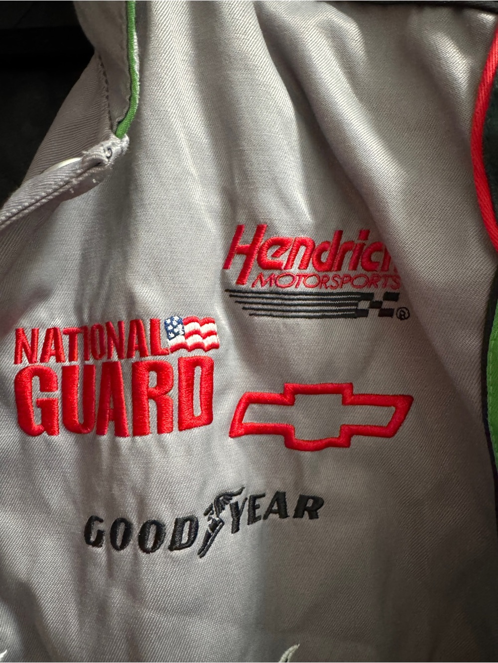 Dale Earnhardt Jr Mountain Dew Racing Jacket - Gray & Green - Picture 3 of 5
